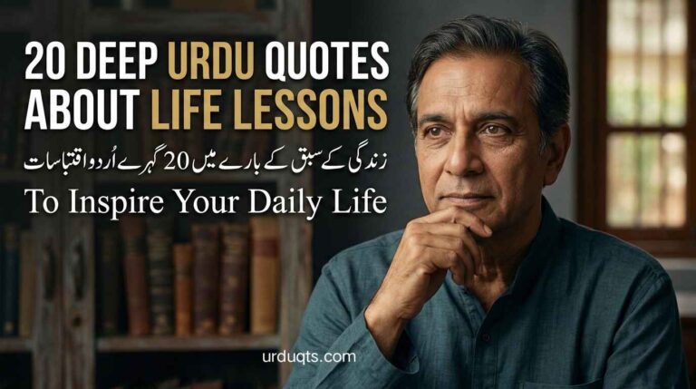 Urdu Quotes About Life Lessons
