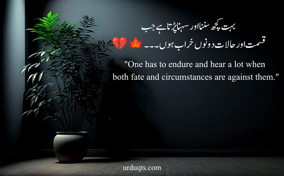 Sad Urdu Quotes